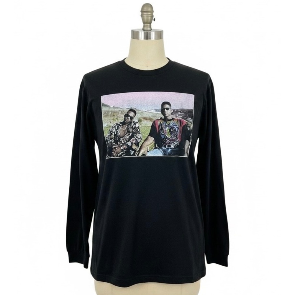 The Fresh Prince of Bel-Air Graphic Long Sleeve T-Shirt Black XL